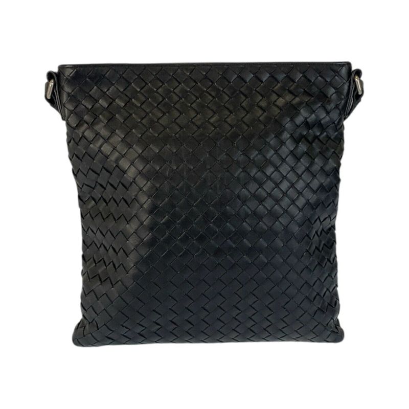 Bottega Veneta Leather Shoulder Bag Black